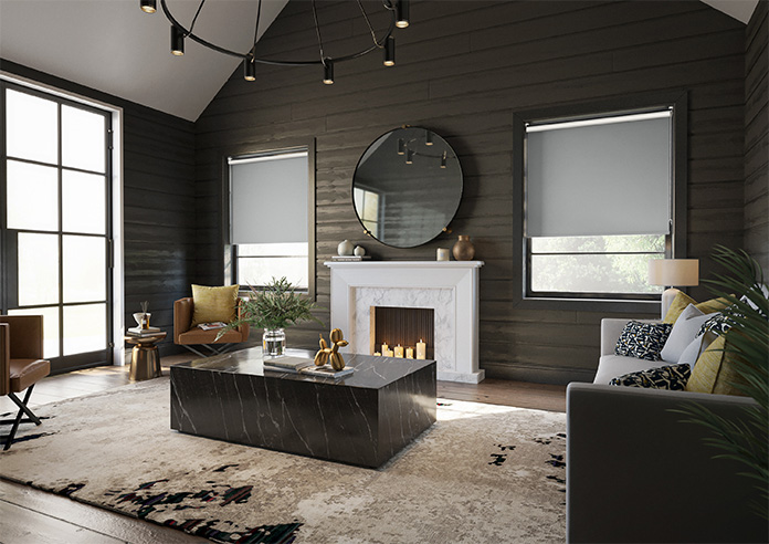 Verona (Blackout), Steel Grey - Roller Blind - Image 7